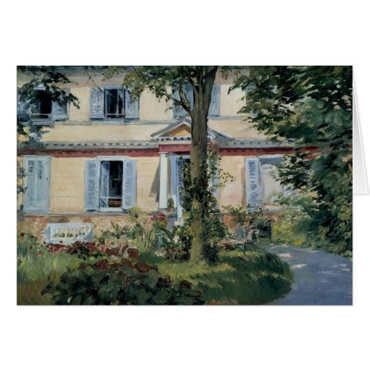 Huis in Rueil, Edouard Manet,  Kunst (Voorkant Horizontaal)