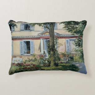 Huis in Rueil, Edouard Manet,  Kunst Decoratief Kussen