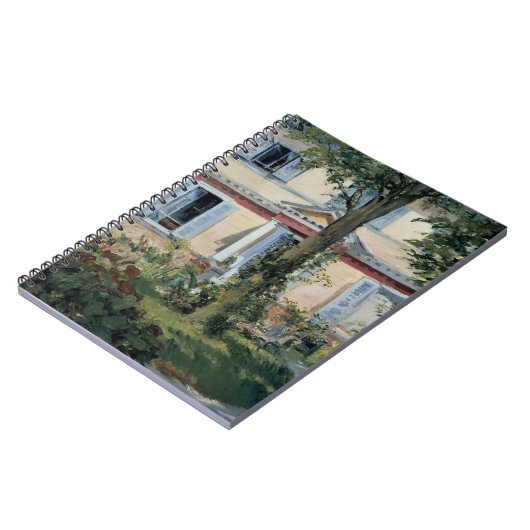 Huis in Rueil, Edouard Manet,  Kunst Notitieboek (Linkerzijde)