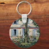 Huis in Rueil, Edouard Manet,  Kunst Sleutelhanger (Voorkant)