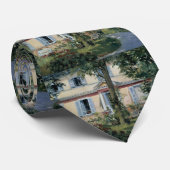 Huis in Rueil, Edouard Manet,  Kunst Stropdas (Opgerold)