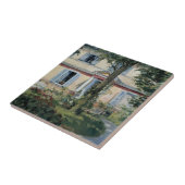 Huis in Rueil, Edouard Manet,  Kunst Tegeltje (Zijkant)