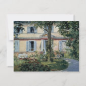 Huis in Rueil van Edouard Manet (Voorkant)