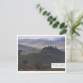 Huis in Toscane in het briefkaart van de muurrand (Staand voorkant)