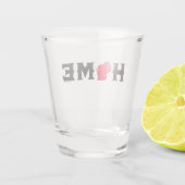 Huis in Wisconsin Shot Glas (Achterkant)