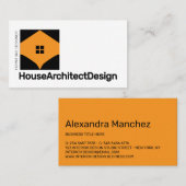 Huis Interieur Ontwerp Architect Meubels Visitekaartje (Voorkant / Achterkant)