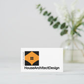 Huis Interieur Ontwerp Architect Meubilair Visitekaartje (Staand voorkant)