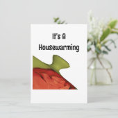 Huis inwijden kaart (Staand voorkant)