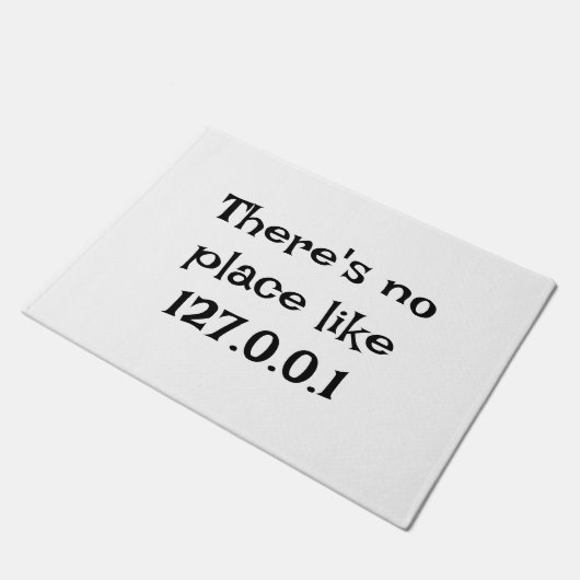 Huis IP-adres Deurmat (Schuin)