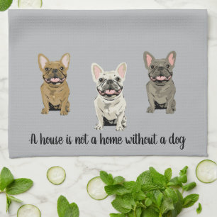 Huis is geen thuis zonder een hond theedoek