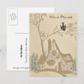  huis is verhuisd aankondigingskaart (Voorkant / Achterkant)