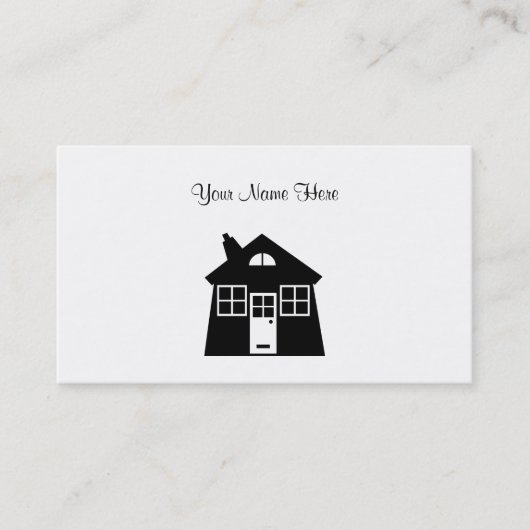 Huis, Jouw naam hier Visitekaartje (Voorkant)