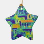 huis keramisch ornament (Links)