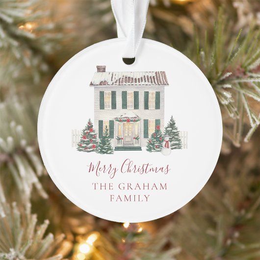 Huis Kerstversiering Ornament