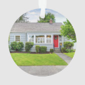 Huis Kerstversiering Ornament (achterkant)