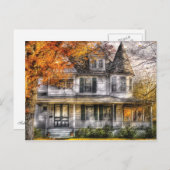 Huis - Klassiek Victoriaans Briefkaart (Voorkant / Achterkant)