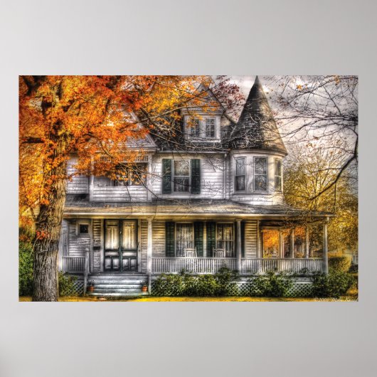 Huis - Klassiek Victoriaans Poster (Voorkant)