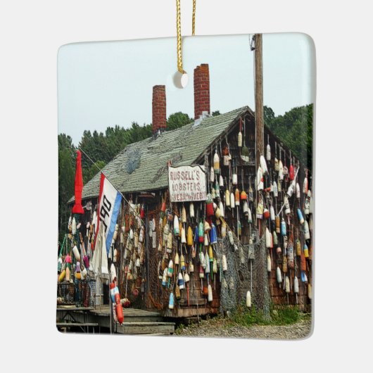 Huis kopen keramisch ornament (Links)