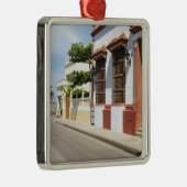 Huis langs de weg metalen ornament (Rechts)