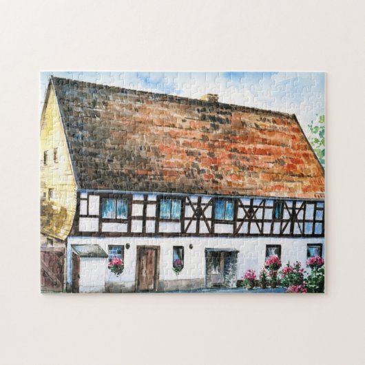 Huis Legpuzzel (Horizontaal)