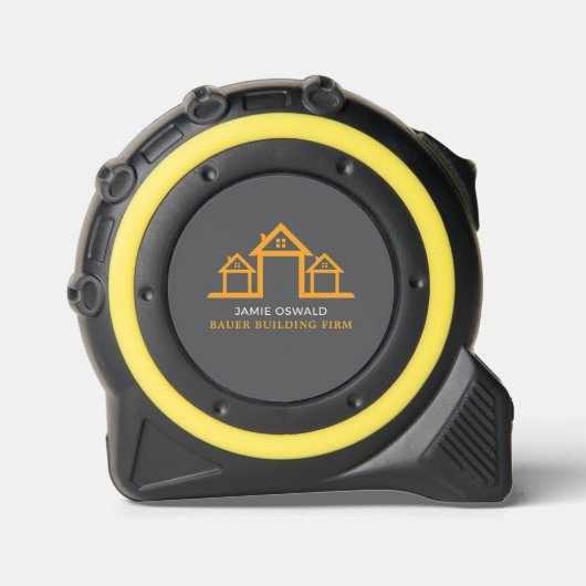 Huis Logo, bouwbedrijf, bouwmachines Rolmaat (Voorkant)