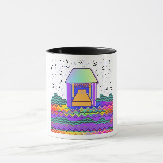 HUIS Logo Huis Verwarmings Geschenk Drank Mok (Midden)