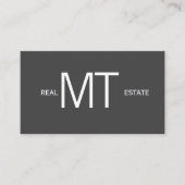 Huis Logo Vastgoed Grijs & Goud Realtor QR Code Visitekaartje (Voorkant)