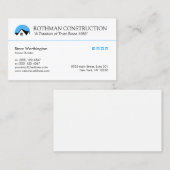  huis Logo Visitekaartje (Voorkant / Achterkant)