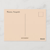 Huis met bloemen Caracas Venezuela Briefkaart (Achterkant)