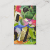 Huis met bomen door Franz Marc Visitekaartje (Achterkant)