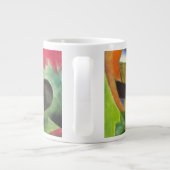 Huis met bomen van Franz Marc,  Kunst Grote Koffiekop (Achterkant)