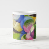 Huis met bomen van Franz Marc,  Kunst Grote Koffiekop (Voorkant)