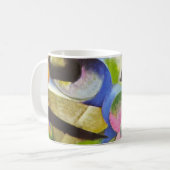 Huis met bomen van Franz Marc,  Kunst Koffiemok (Voorkant links)