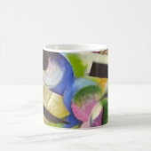 Huis met bomen van Franz Marc,  Kunst Koffiemok (Center)