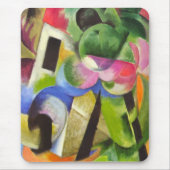 Huis met bomen van Franz Marc,  Kunst Muismat (Voorkant)