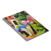 Huis met bomen van Franz Marc,  Kunst Notitieboek (Rechterzijde)