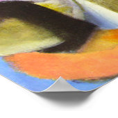 Huis met bomen van Franz Marc,  Kunst Poster (Hoek)