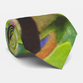 Huis met bomen van Franz Marc,  Kunst Stropdas (Opgerold)