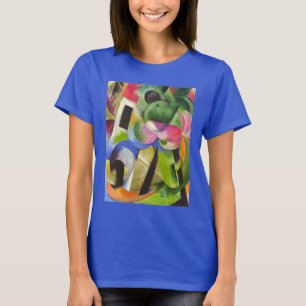 Huis met bomen van Franz Marc, Kunst T-shirt