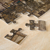 Huis met dakspanen dak door Egon Schiele Legpuzzel (Zijkant)