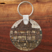 Huis met dakspanen dak door Egon Schiele Sleutelhanger (Voorkant)