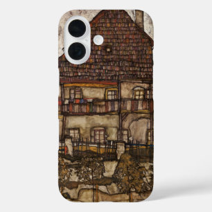 Huis met dakspanen door Egon Schiele iPhone 16 Hoesje