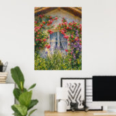 Huis met Rozen Poster (Thuiskantoor)