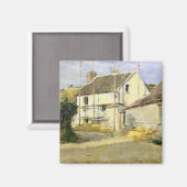 Huis met Steiger (Oude Bouwwerkzaamheden) Magneet (Voorkant / Achterkant)