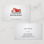 Huis met Visitekaartje van Red Roof Real Estate (Voorkant / Achterkant)