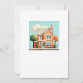 Huis, modern thuis kaart (Voorkant)