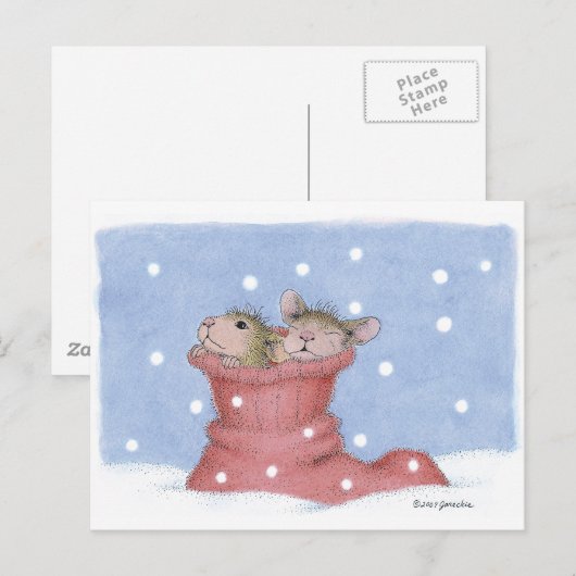 Huis-muis Designs® Briefkaart (Voorkant / Achterkant)