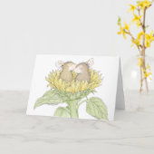 Huis-muis Designs® - de Kaarten van de Nota (Gele Bloem)