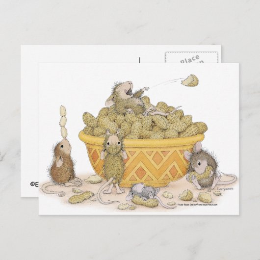 Huis-muis het Briefkaart van Designs® (Voorkant / Achterkant)