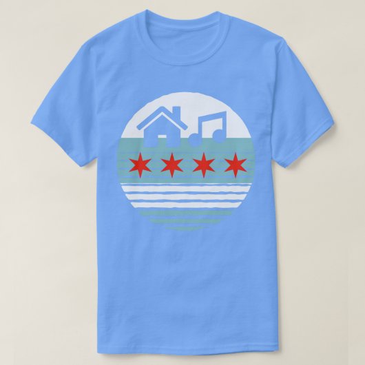 Huis Muziek T-shirt (Design voorkant)